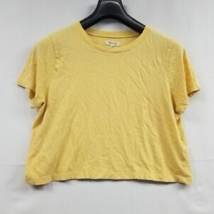 Madewell Yellow Short Sleeve Tee